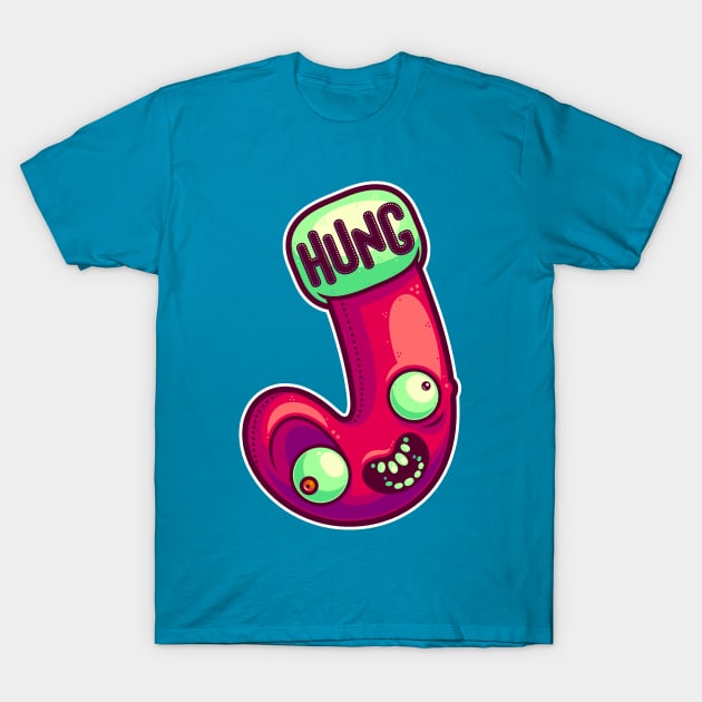 Hung Stocking T-Shirt by ArtisticDyslexia